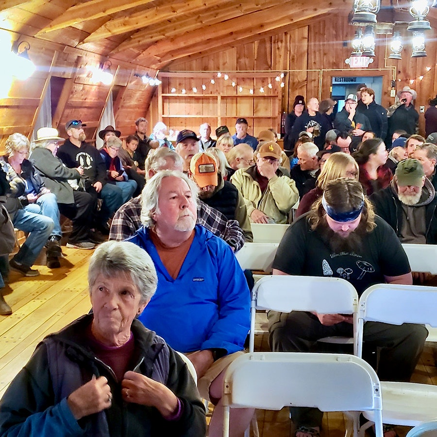 More than 150 people packed into the Wagon Box Inn on Saturday to learn more about the WagonBox DAO, which owns the historic property.