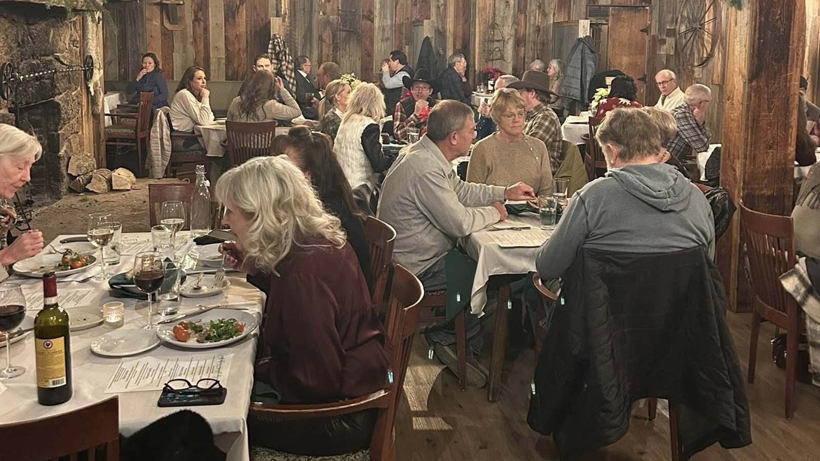 No one went away hungry from Vincent Fiore's Italian Christmas at the Wagon Box in Story.