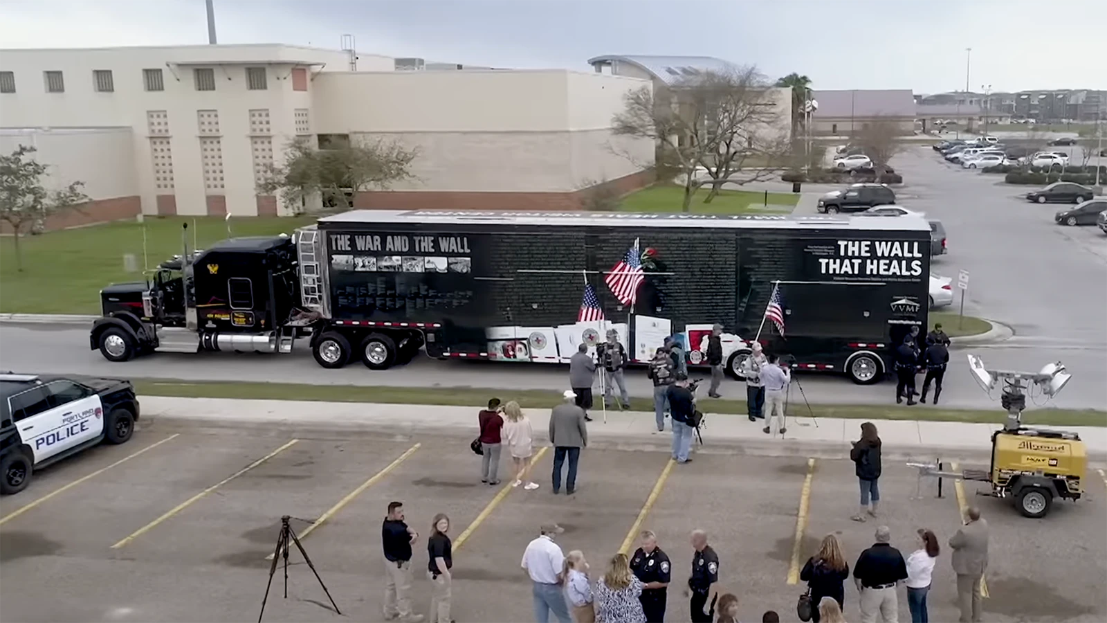 Afton sponsors of The Wall That Heals hope Wyoming residents will turn out to greet the semi that hauls the wall as it passes through their communities this summer. A route is not yet established.