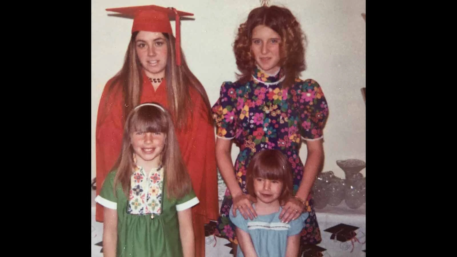 The four Long sisters — Cindy, Kathy, Janet and Sandy — together as girls.