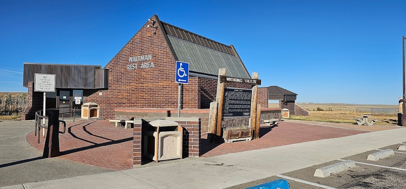 Waltman Rest Area is one of Wyoming's busiest, but it will be closed for several weeks for rennovations. This is what the rest area looked like in September in photos taken by visitor Julissa Buddell and shared on Google.