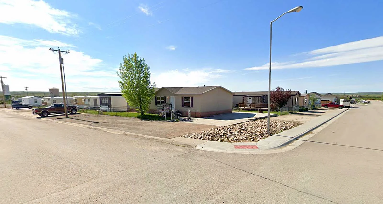 Nearly half the homes in tiny Wamsutter are mobile homes, remnants of energy booms where workers needed housing fast.