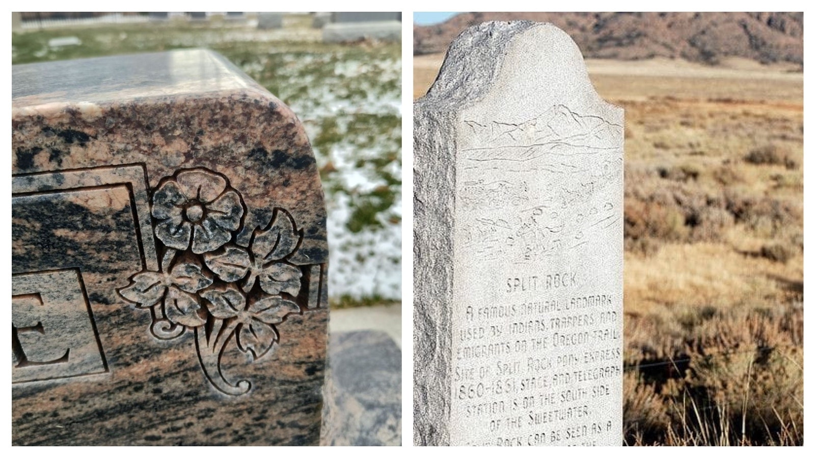 Warren “Bud” Wittstruck was a designer at Wyoming Monument in the 1960s. He designed monument engravings by hand and after his death, his designs were transferred to computer. He designed the Split Rock Monument by hand and transferred the design to the stone. He died two years before technology was invented which used computers instead of in-house designers.