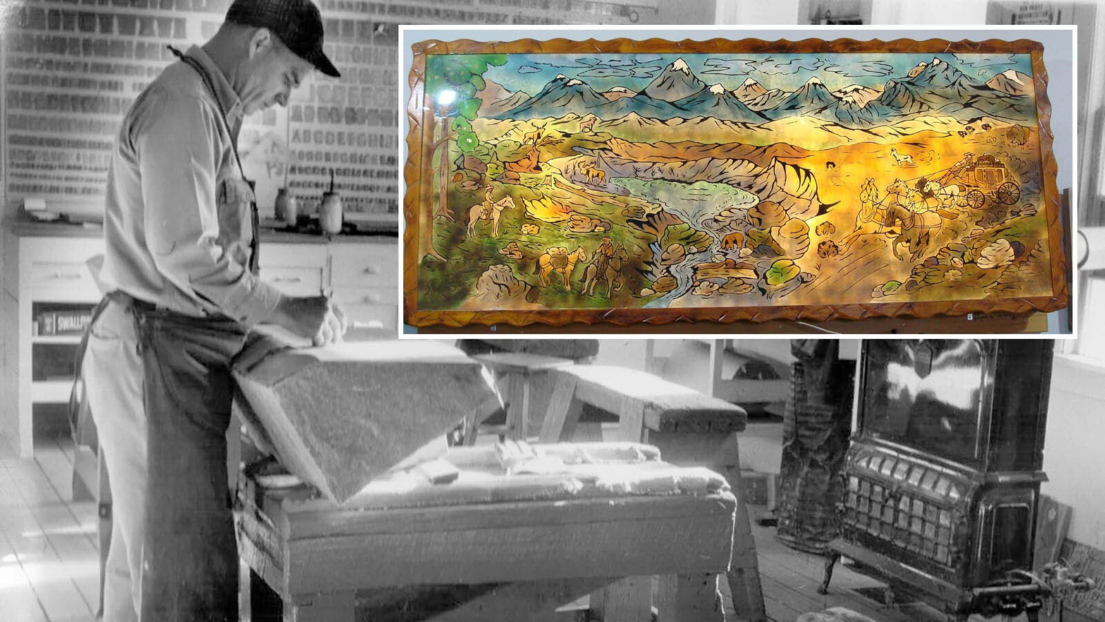 Warren “Bud” Wittstruck was a Cheyenne stonemason and artist whose hand-carved monuments and historic markers are works of art. His craftsmanship left a legacy etched in stone long before technology replaced his craft.