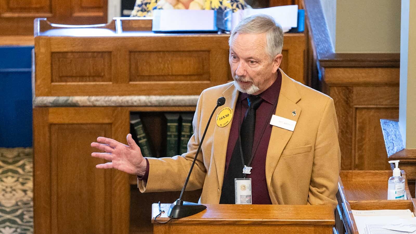 State Rep. Art Washout, who chaired the House Investigative Committee on CheckGate, presented the committee's report to the House on Wednesday. The group found no bribery or misconduct happened, but that it was something that "must never occur again."