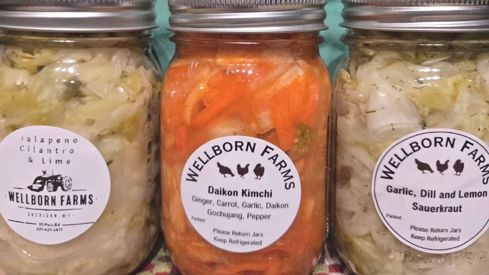 At Wellborn Farms in Sheridan, fermented foods like sauerkraut and kimchi make up about 70% of its business.