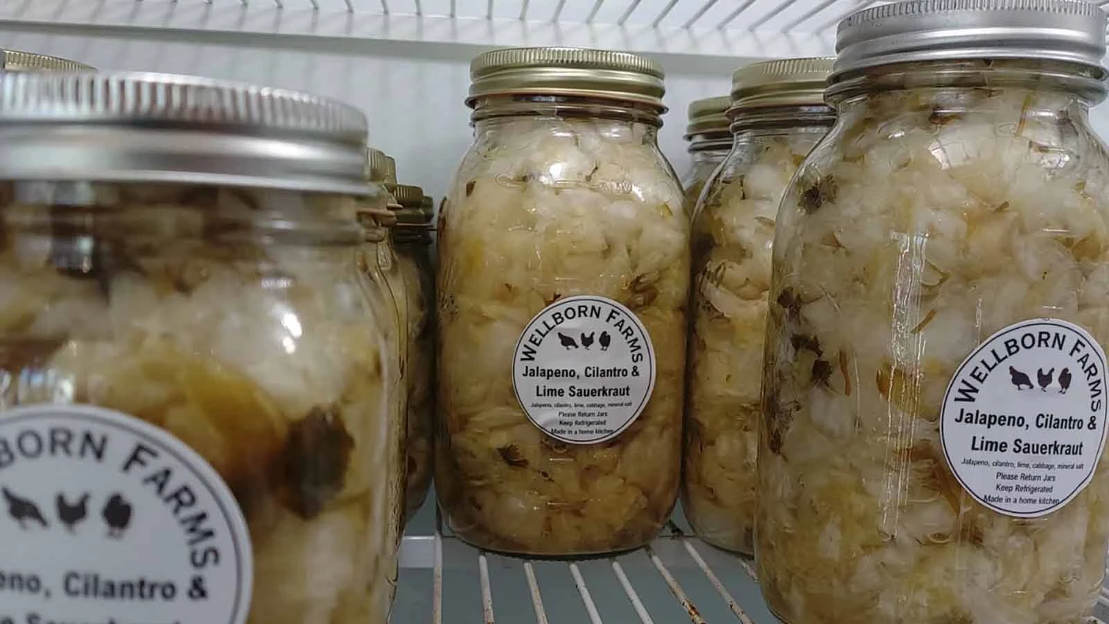 At Wellborn Farms in Sheridan, fermented foods like sauerkraut and kimchi make up about 70% of its business.