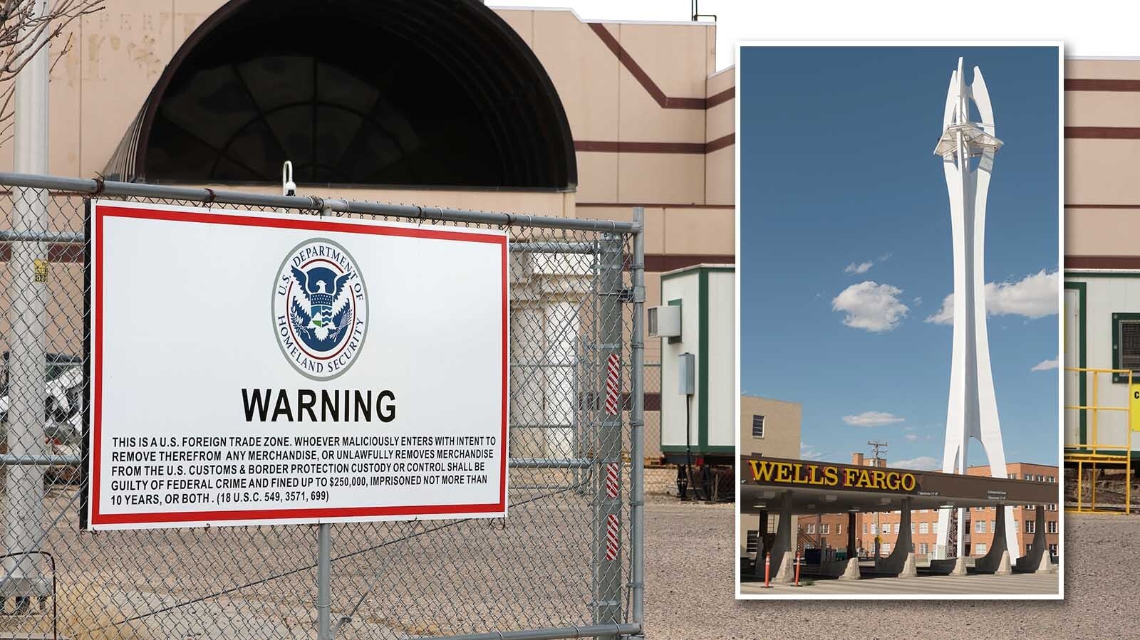 Entrance to the Scottsdale Mint facility in Casper, Wyoming, which also houses The Wyoming Reserve. Well Fargo Bank has anounced it will store precious metals with The Wyoming Reserve.