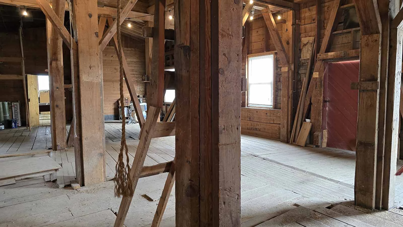 Inside the Ful-O-Pep Grain Elevator.