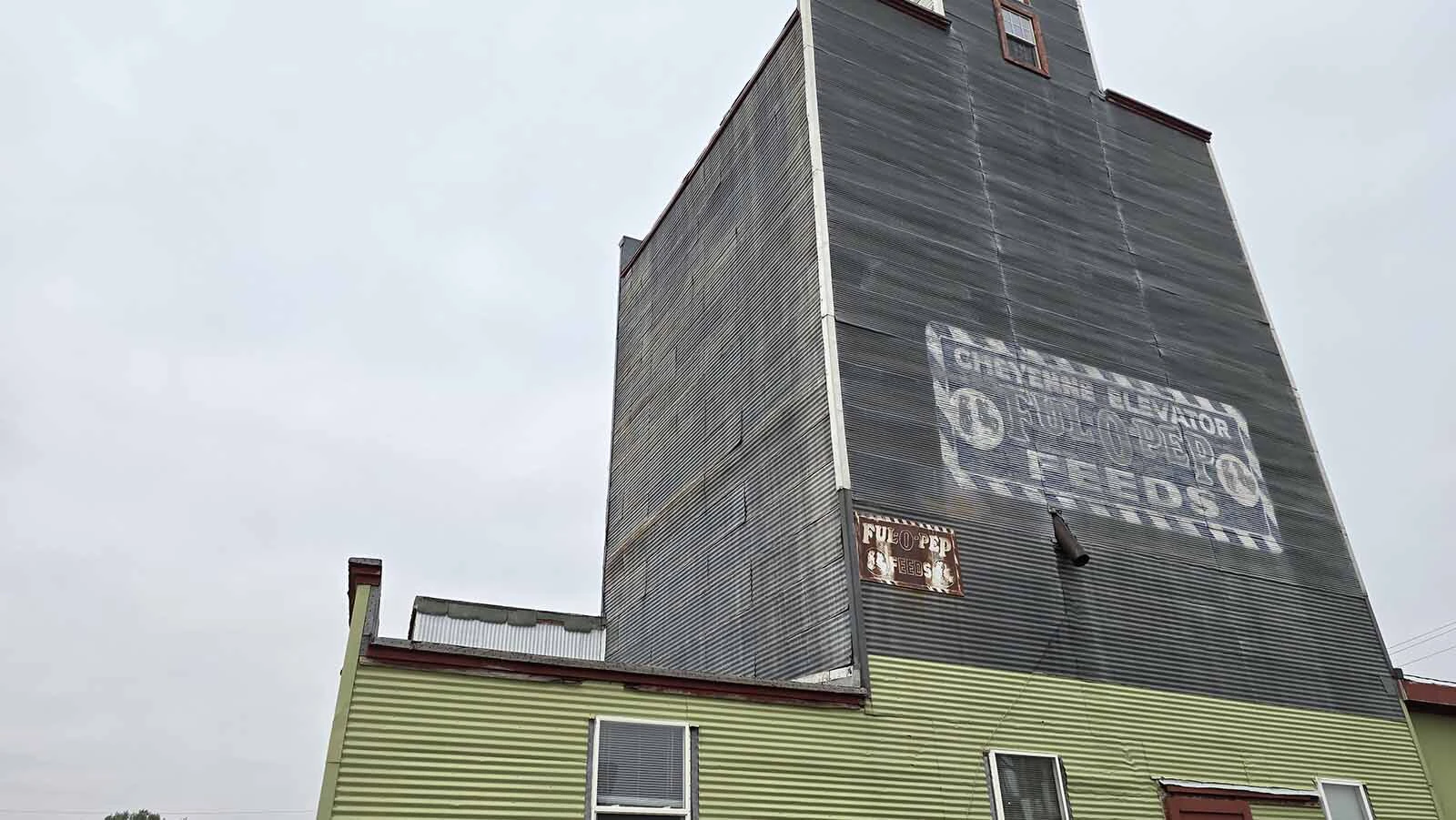 The Ful-O-Pep grain elevator was slated to become a restaurant/bar, but the former owners didn't get the sole remaining liquor license for it that they needed, so they sold it. Sherrie Lyle, T-Joe's Steakhouse owner, has bought the property. She's still deciding what to do with the elevator, but has plans for all of the other associated buildings, including ga bakery, antique shop, and jewelry store.