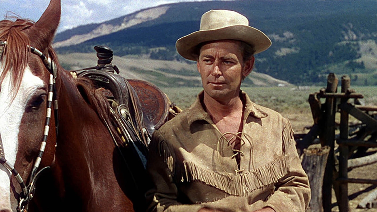 Alan Ladd starred in the 1953 classic "Shane," which was filmed in the Jackson Hole area.