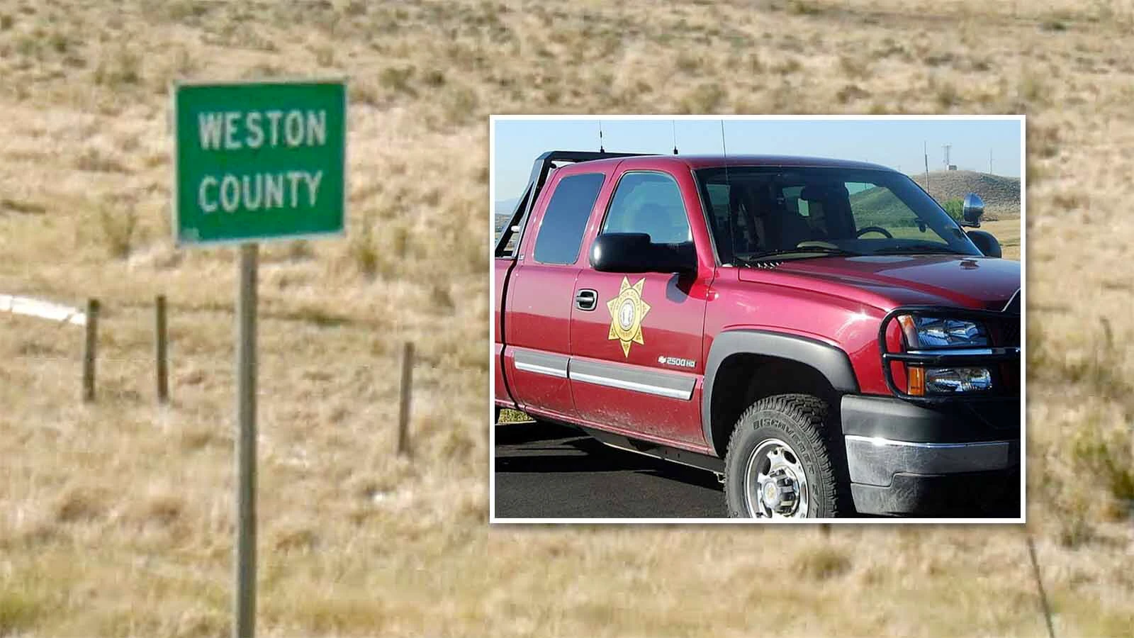 Weston County green sign and sheriff google 8 28 26
