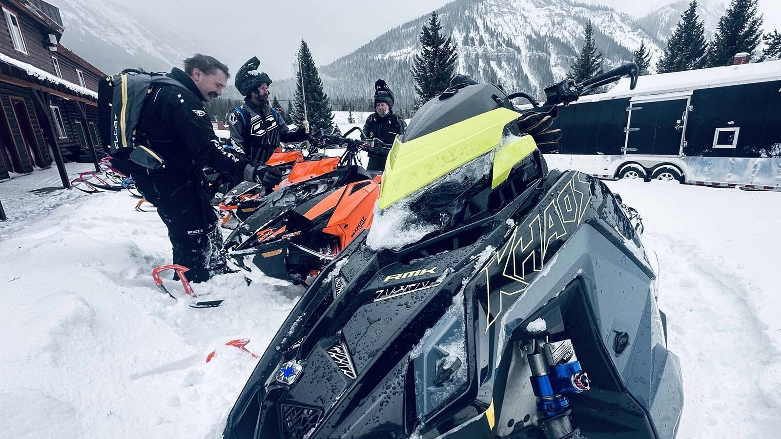 Cooke City was “a magnet” for snowmobilers like Will Stroud, who travelled from Alberta, Canada, to experience the area’s legendary snowmobile terrain.