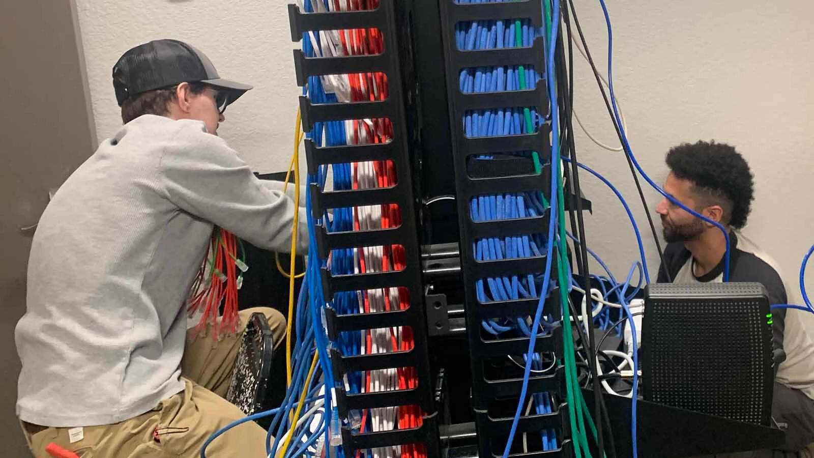 Dan Knievel and Nick Boltin returned to Gillette after successful careers to launch their cybersecurity startup, White Hat Rescue.