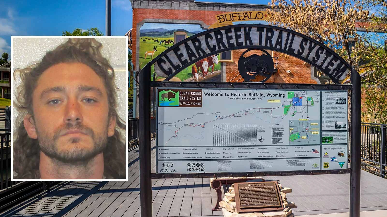 Mitchell Wilcox, a 30-year-old Buffalo man, is accused of randomly attacking two women with a rock on the Clear Creek Trail and is jailed on $2 million bond.
