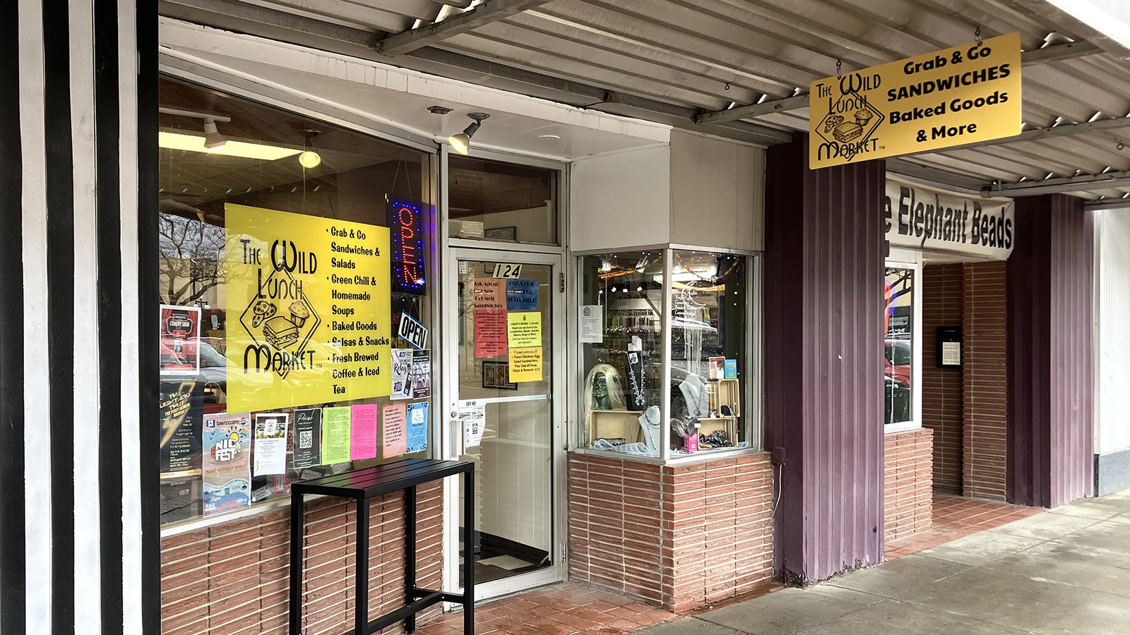The Wild Lunch Market in downtown Casper at 124 E. 2nd St. offers customers grab and go sandwiches, soups, salads, baked goods, and fresh coffee, tea, and cold drinks.