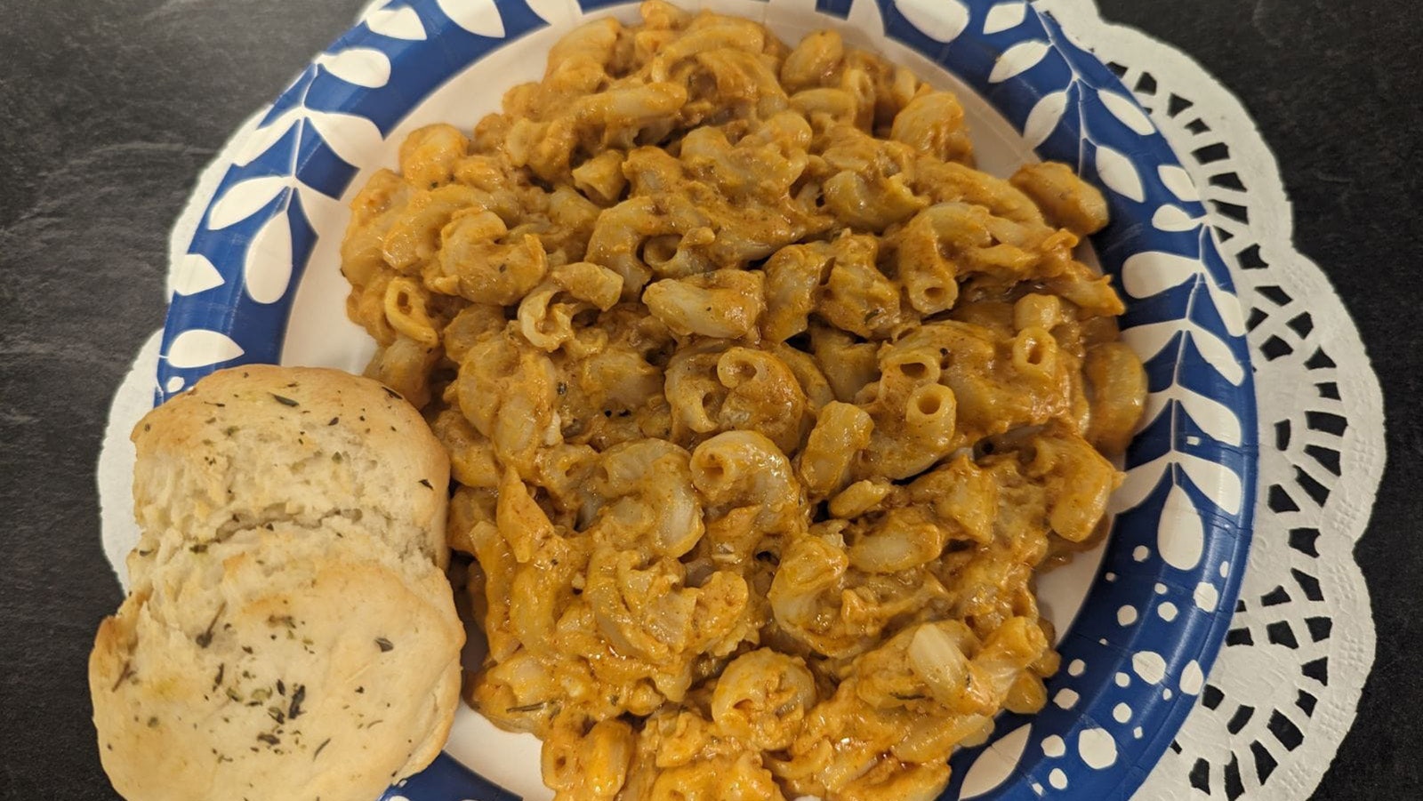 A Wild Lunch special, buffalo chicken mac and cheese.