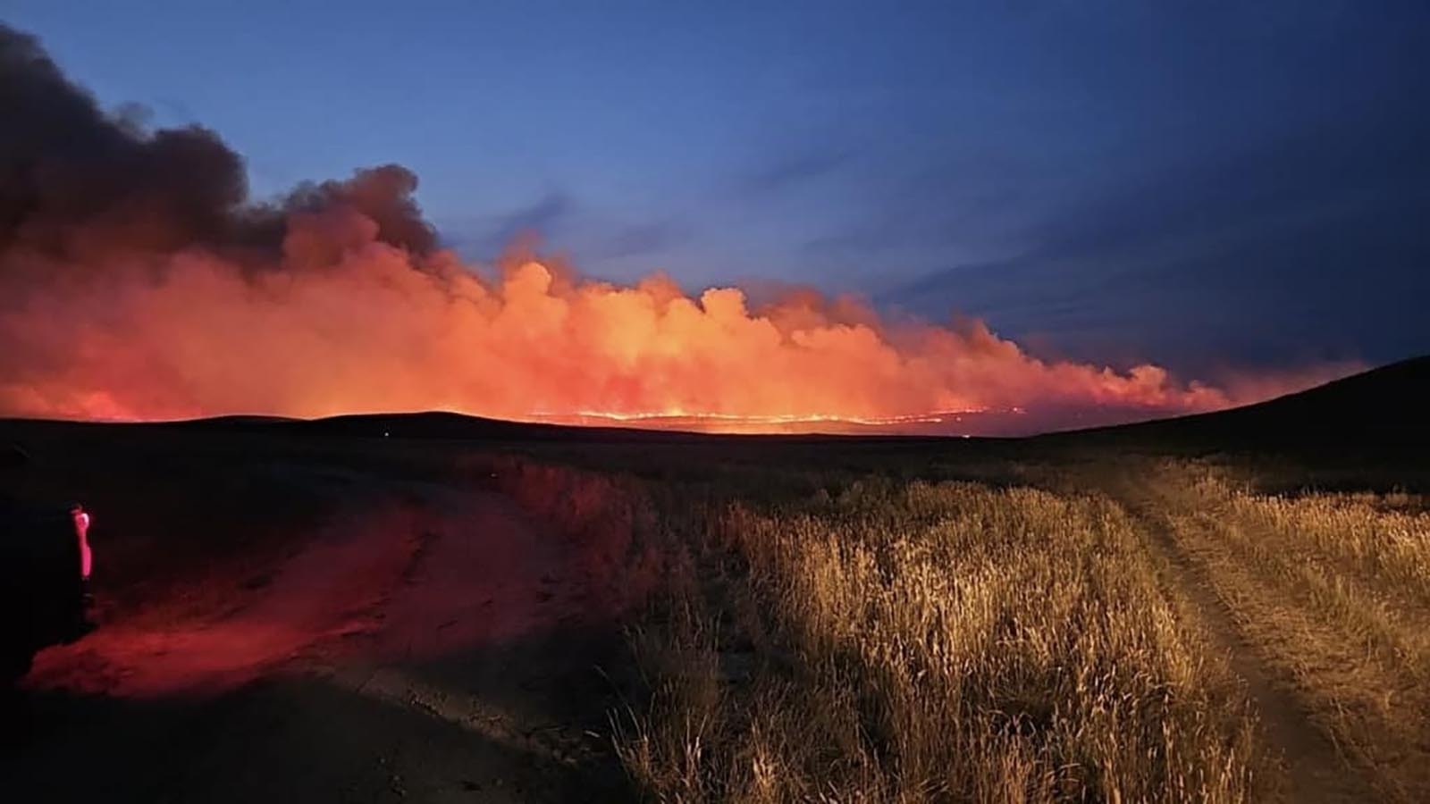 The Wildcat Creek Fire southeast of Wright, Wyoming, has burned more than 17,000 acres and is about 30% contained, fire officials report.