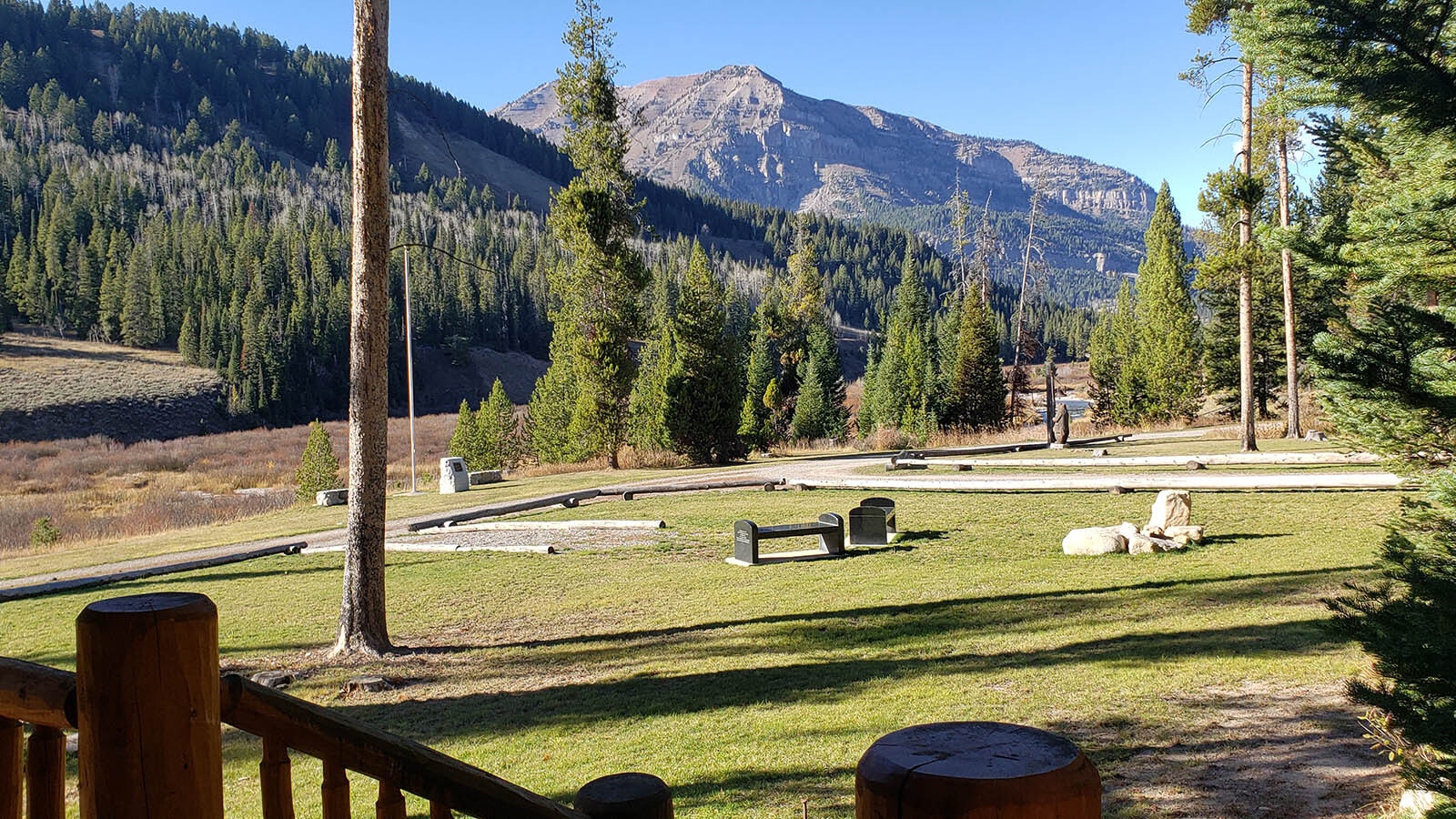 A view from one of the cabins at Granite Creek Ranch.
