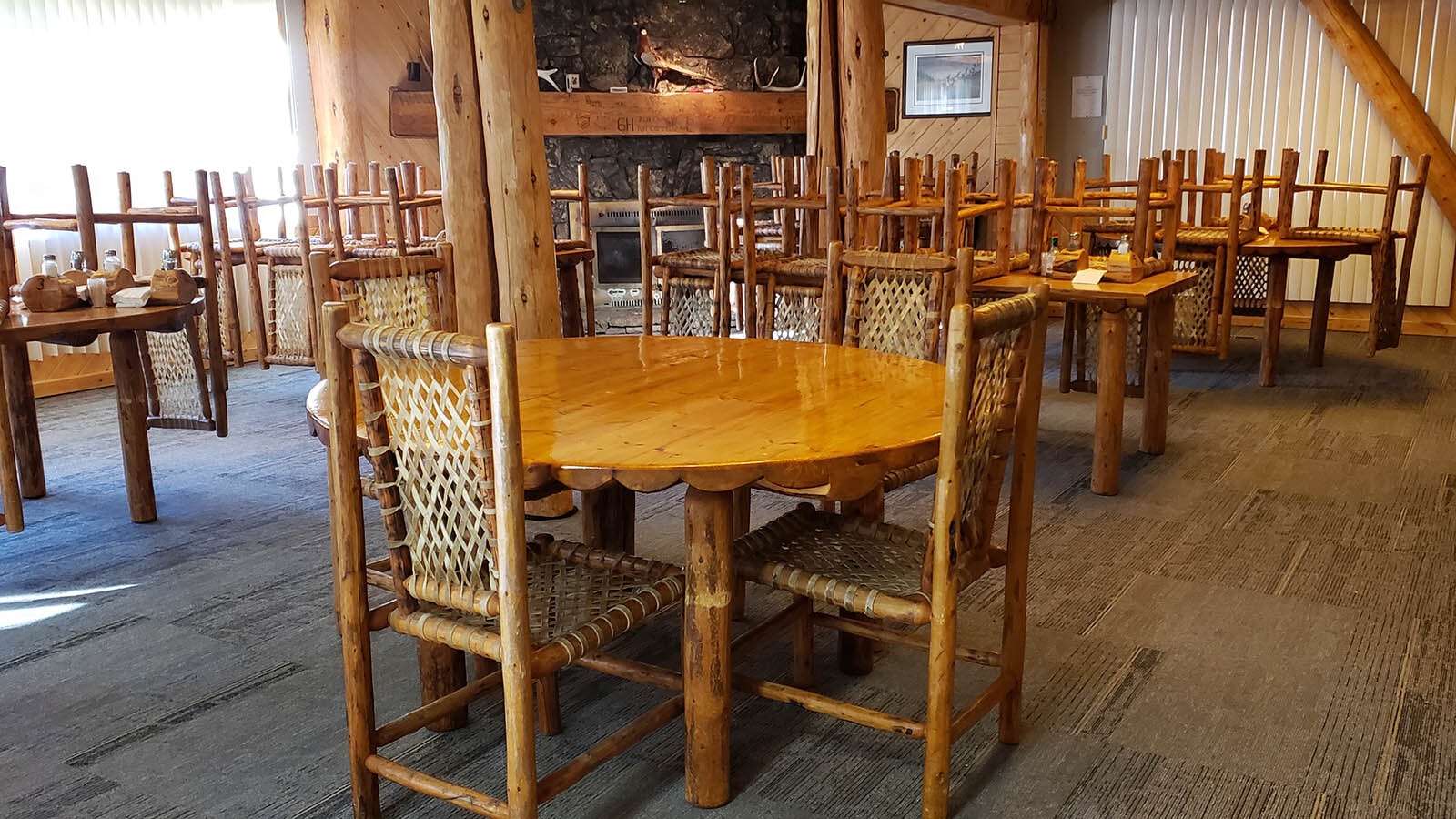 The dining area at Granite Creek Ranch.