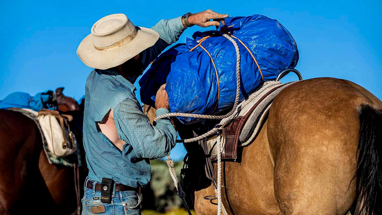 Colorado cowboy and journalist Will Grant rode all 2,000 miles of the Pony Express trail on horseback. His trip was inspired by the legacy of America’s pioneers, and he said their Code-of-the-West grit and hospitality is still alive, especially in Wyoming.