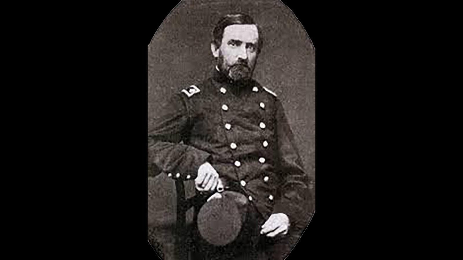 Lt. Col. William O. Collins, the namesake for Fort Collins, Colorado. Casper, Wyoming, is named for his son, Caspar Collins.