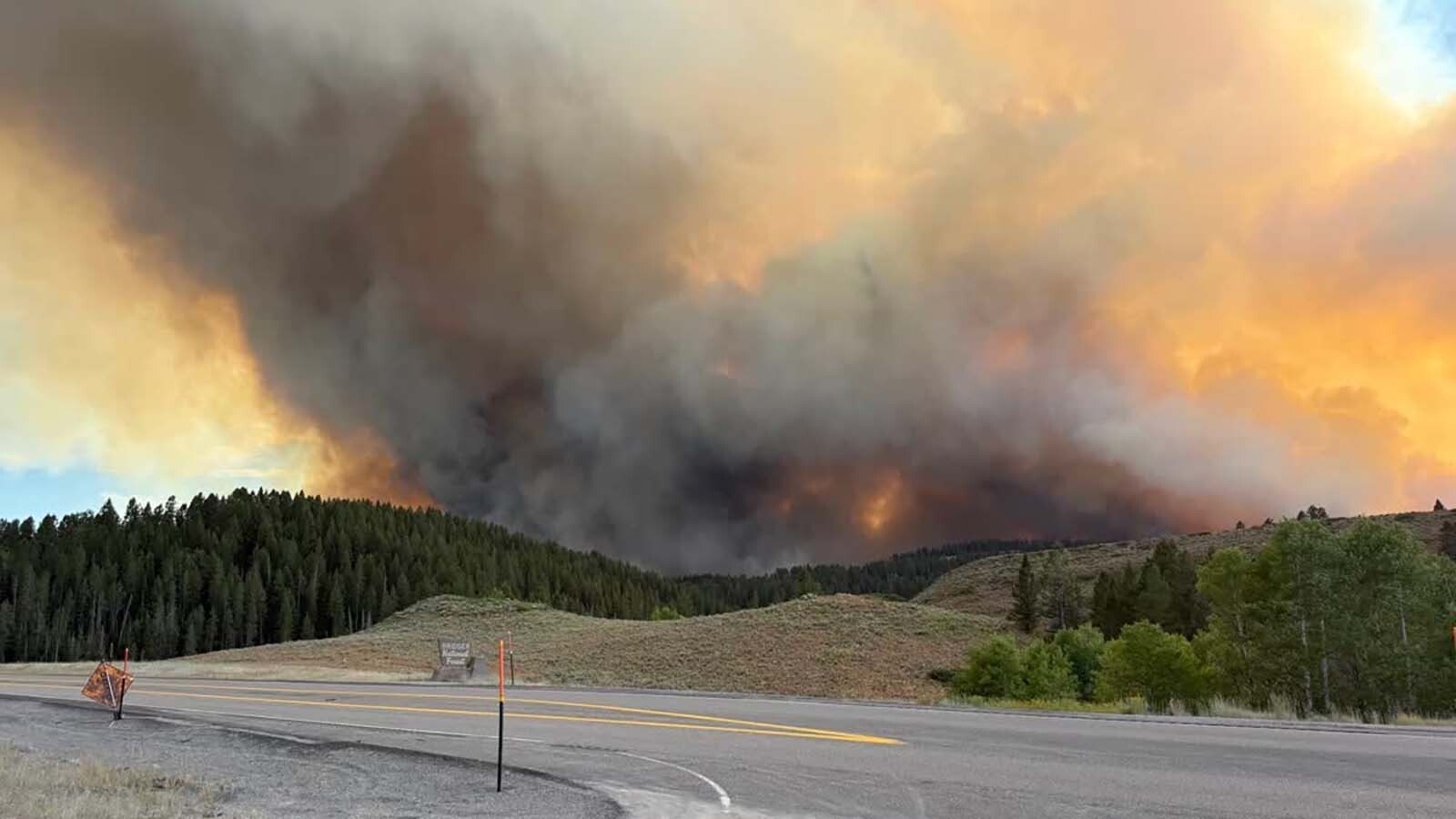 Another fast-growing wildfire has blown up in Wyoming, this time in the Star Valley south of Smoot. The Willow Creek Fire has prompted evacuations and closed U.S. 89.