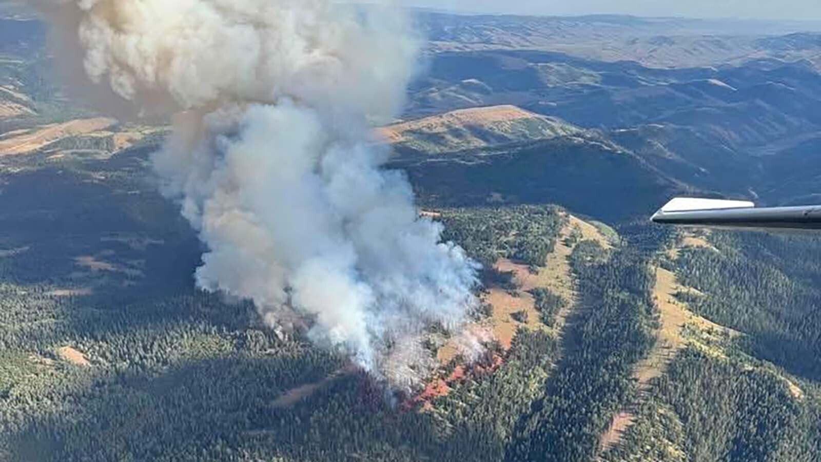 Another fast-growing wildfire has blown up in Wyoming, this time in the Star Valley south of Smoot. The Willow Creek Fire has prompted evacuations and closed U.S. 89.