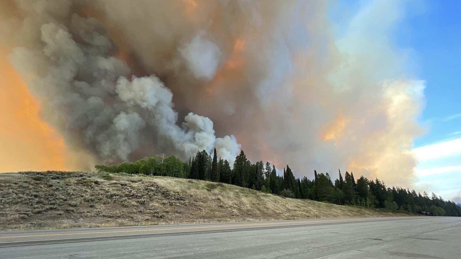 Another fast-growing wildfire has blown up in Wyoming, this time in the Star Valley south of Smoot. The Willow Creek Fire has prompted evacuations and closed U.S. 89.