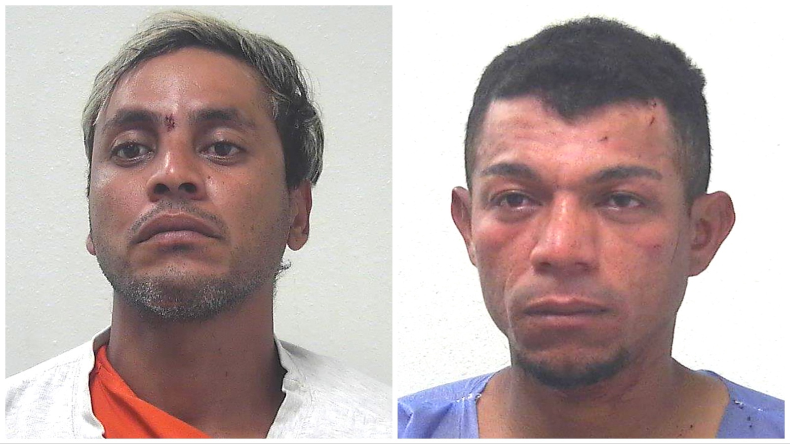 Wilquerman Monsalpe, left, and Lewis Paez Flores