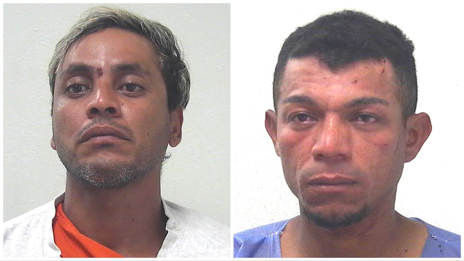 Wilquerman Monsalpe, left, and Lewis Paez Flores