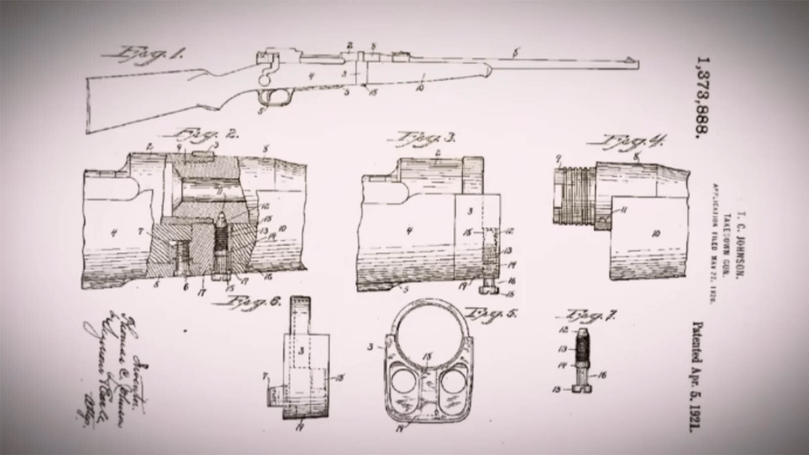 Design drawings for the Winchester 70.