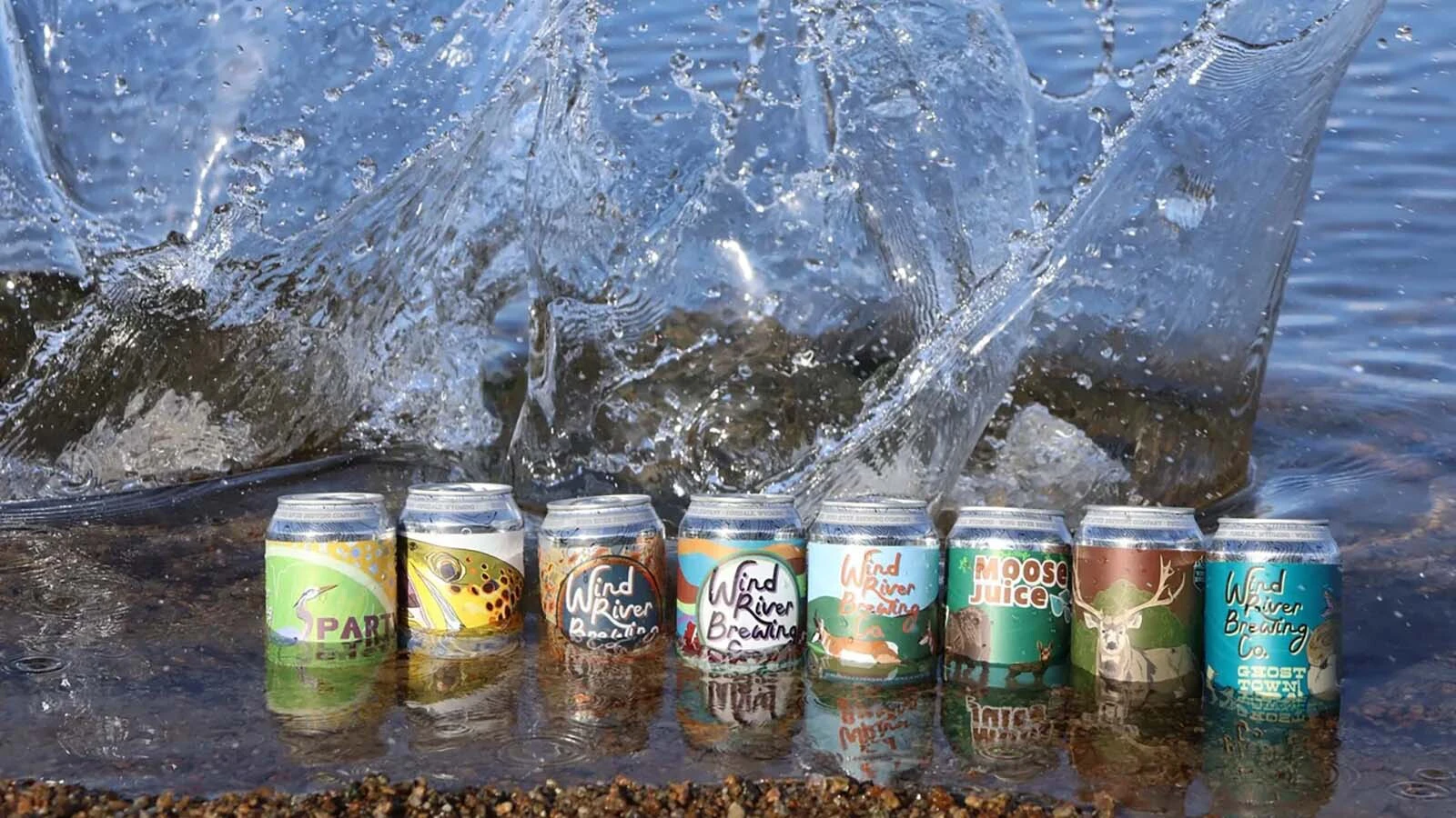 Wind River Brewing Company and the town of Pinedale draw their water from Fremont Lake, and the beer drinkers are among the beneficiaries.