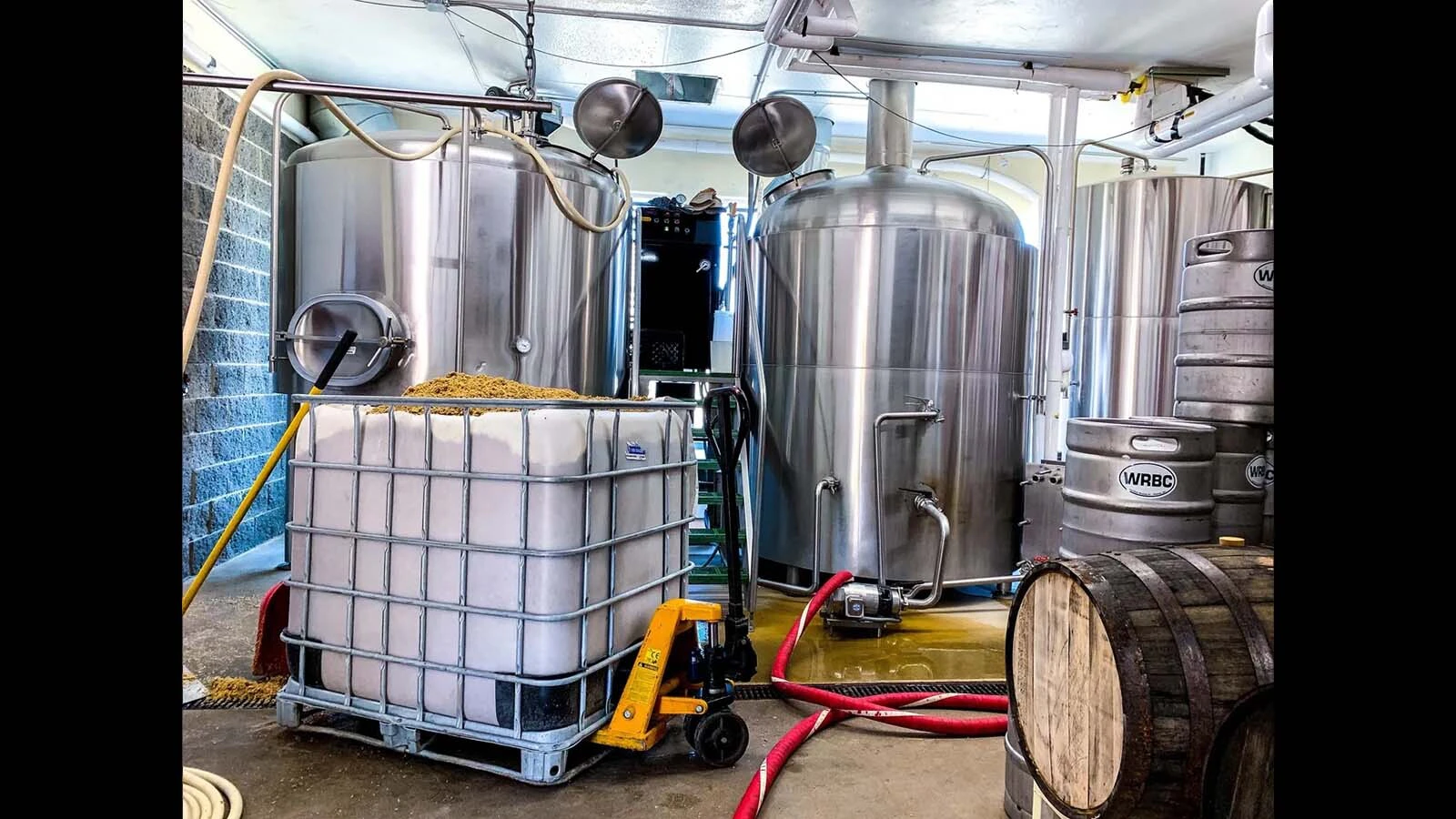 Wind River Brewing Company and the town of Pinedale draw their water from Fremont Lake, and the beer drinkers are among the beneficiaries.