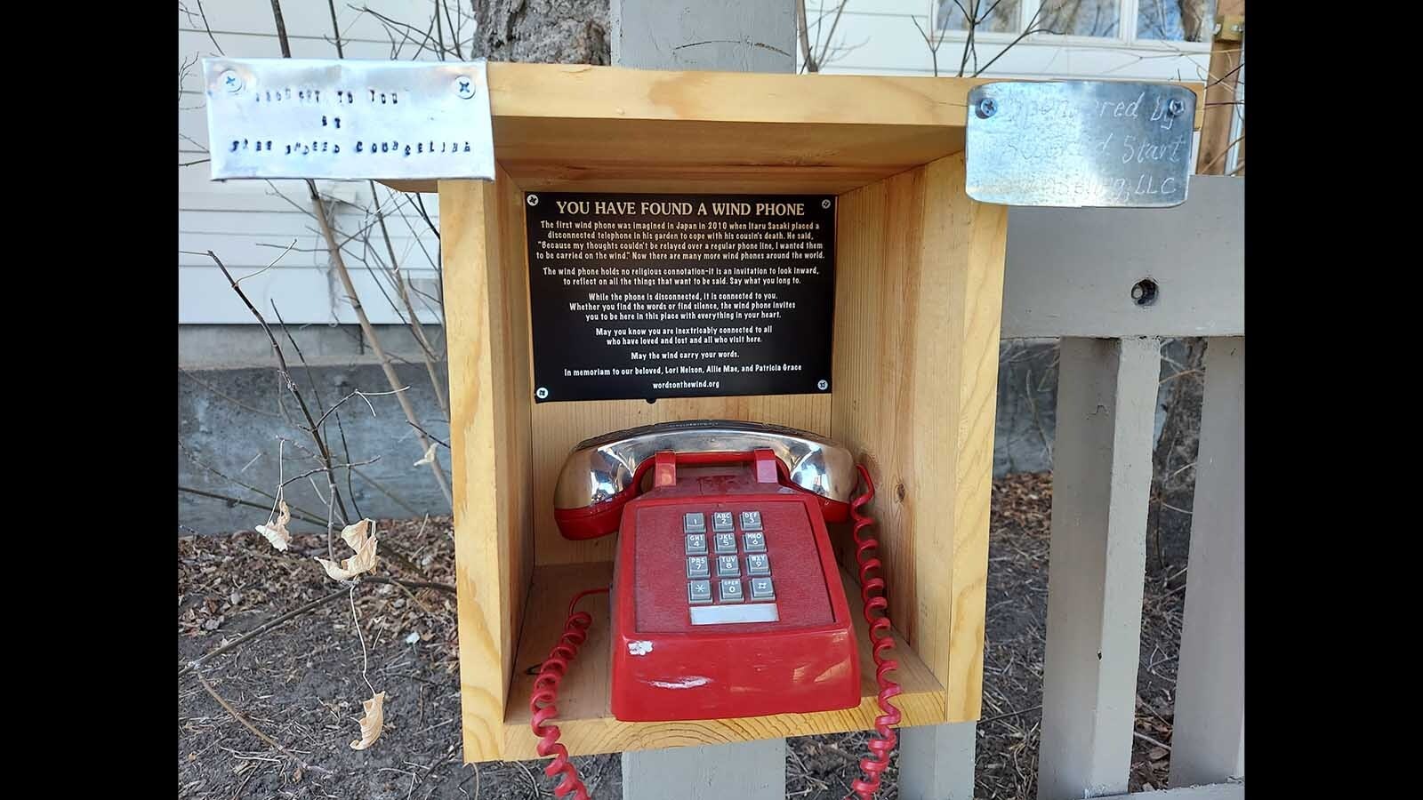 A Japanese garden designer came up with the concept of a "Wind Phone" following the death of his cousin in 2011. He wanted to provide grieving people with a symbolic mechanism to connect with their loved ones in a serene setting to promote healing and reflection.