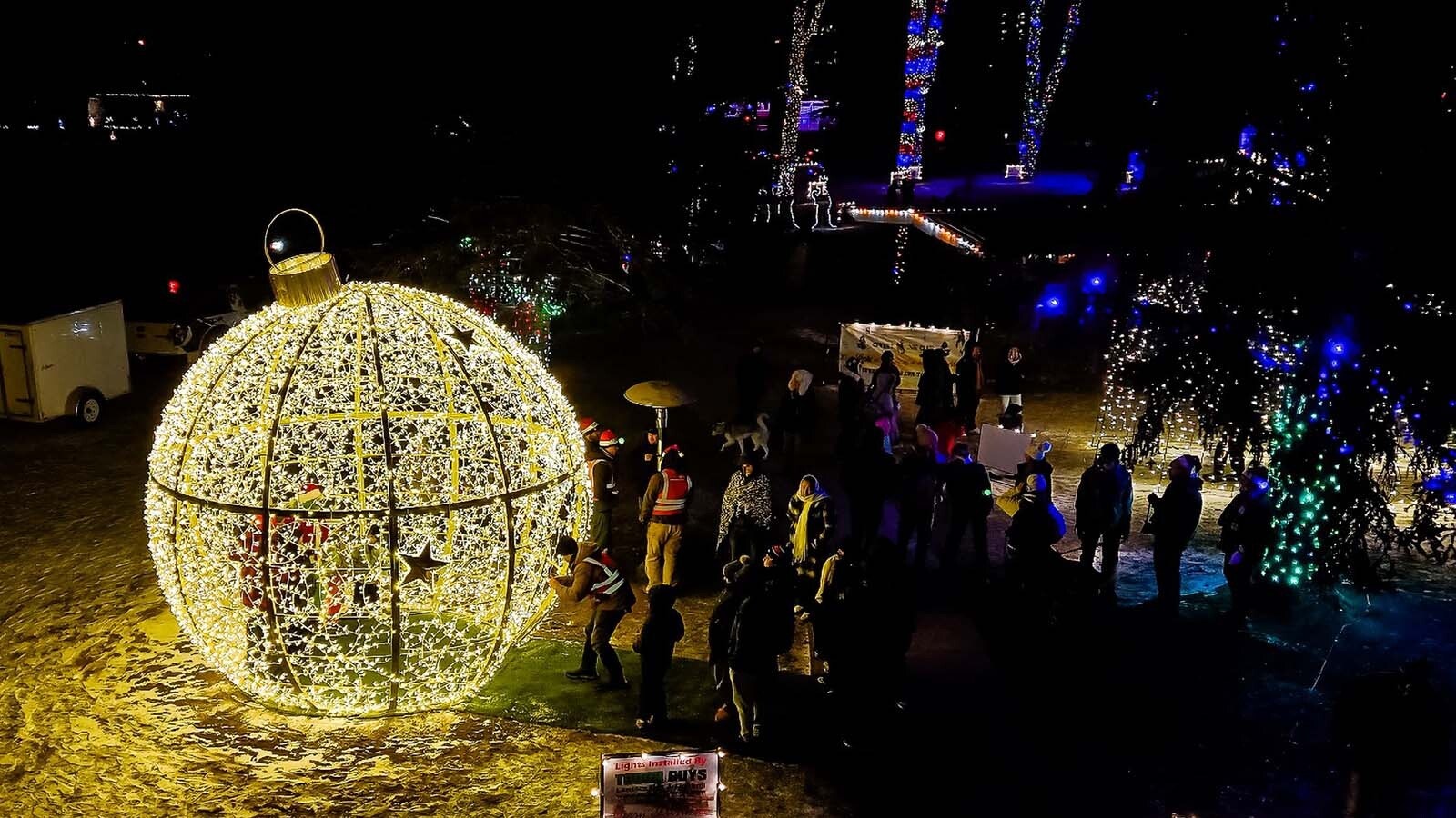 Vandals damaged multiple displays at Laramie’s Winter Lights Fest, but organizer Brian Welper said he hopes the community discourages the act and the suspected vandals — whom he believes to be kids — learn from that.