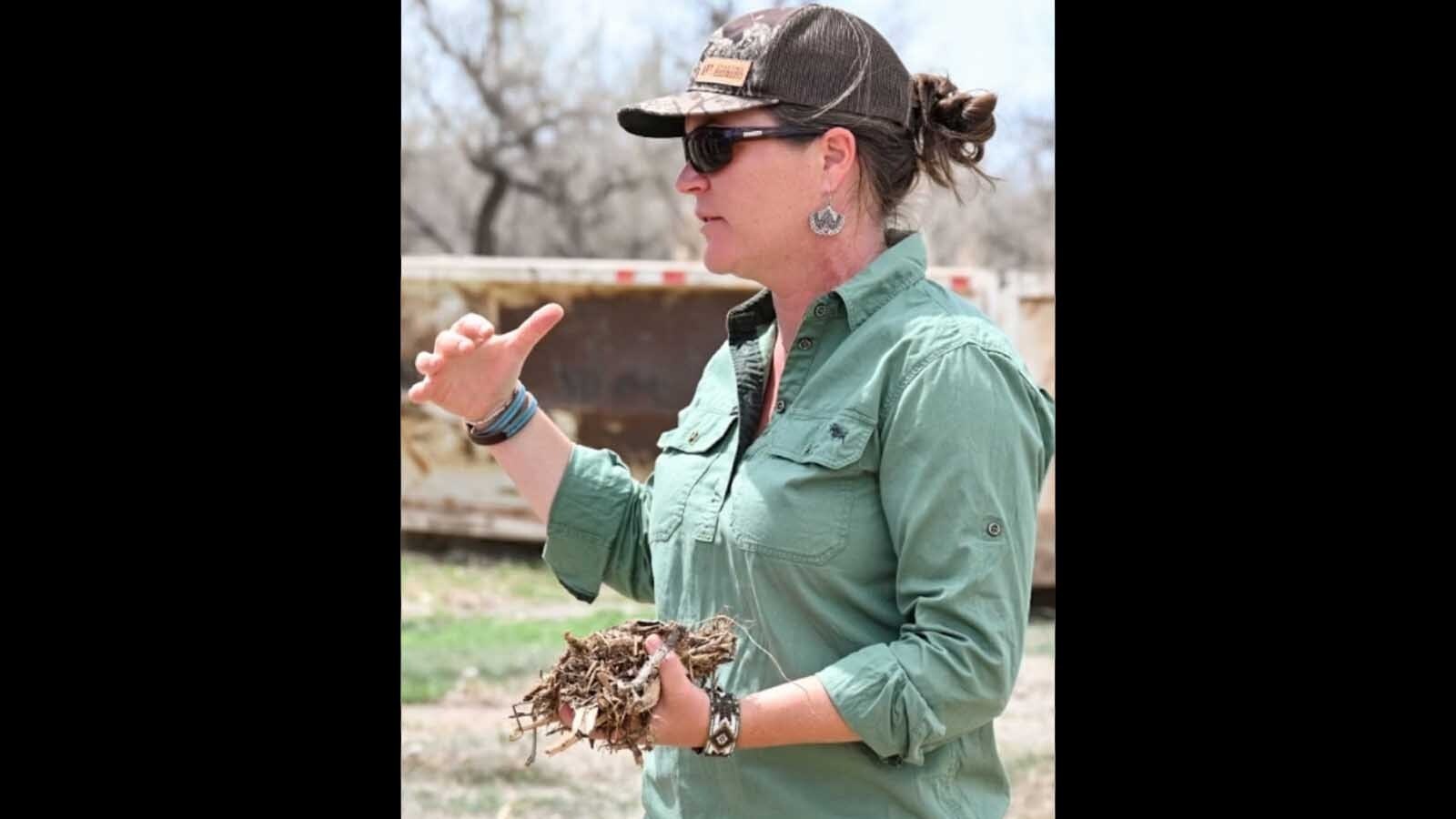 Caitlyn Youngquist of Dirt Works said that soil health can be maintained during the winter by winter watering. This will help the microbes in the soil to grow so they can in turn nourish the trees and plants they feed.
