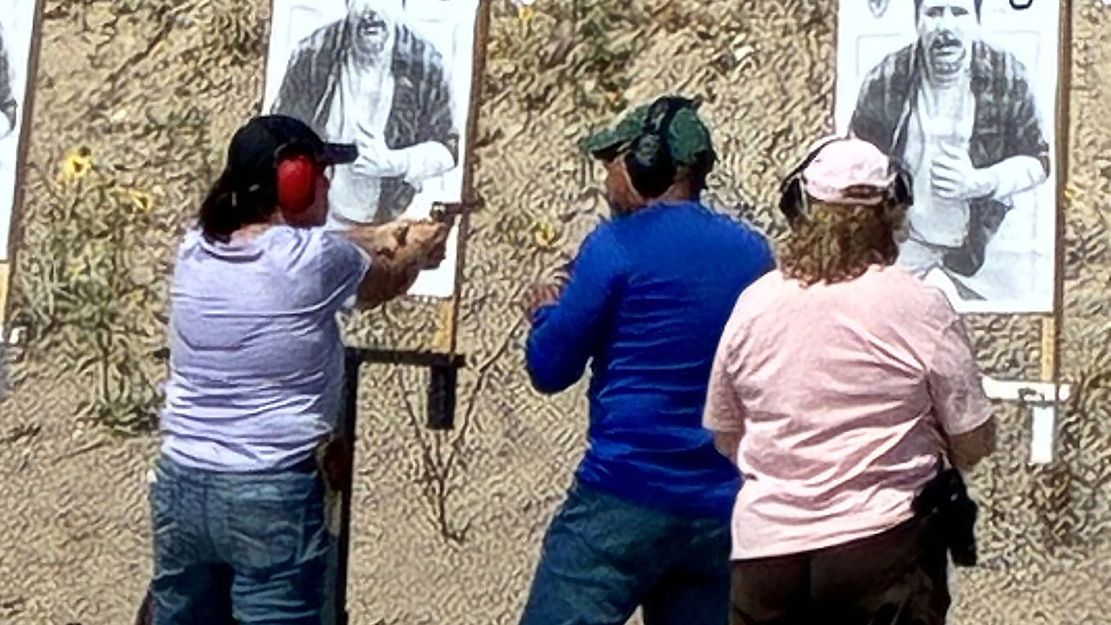 Women learn to shoot and about concealed carry in Wyoming at Female Basic Handgun Courses taught by the Wheatland Police Department.