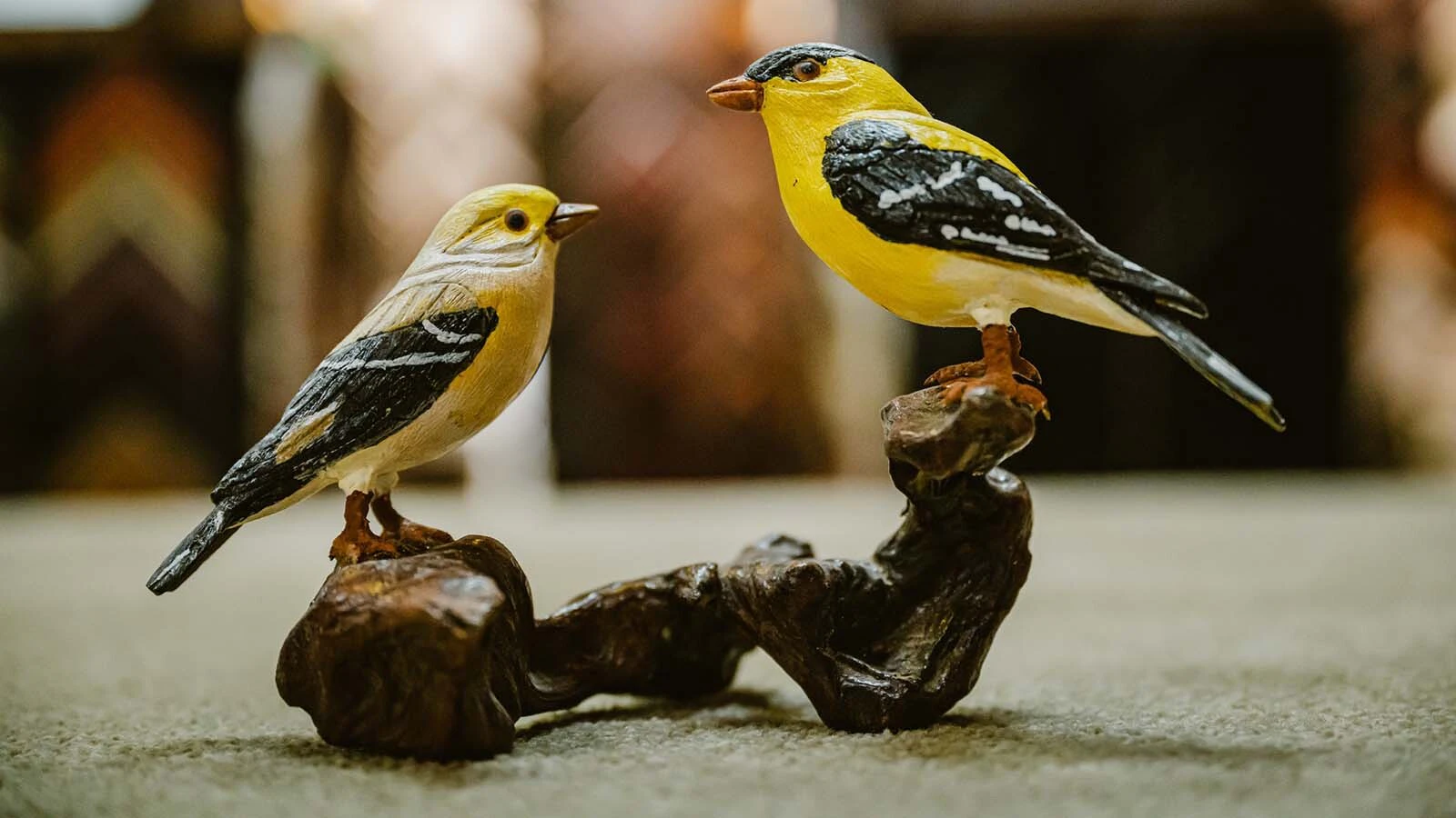 Roger Haight has been carving all his life but it wasn’t until he moved to Sheridan, Wyoming, that his carvings took on a new life. He started using wood instead of soap and discovered a passion for carving birds. He has over 400 carvings in his home which he describes as a wood-carving museum.