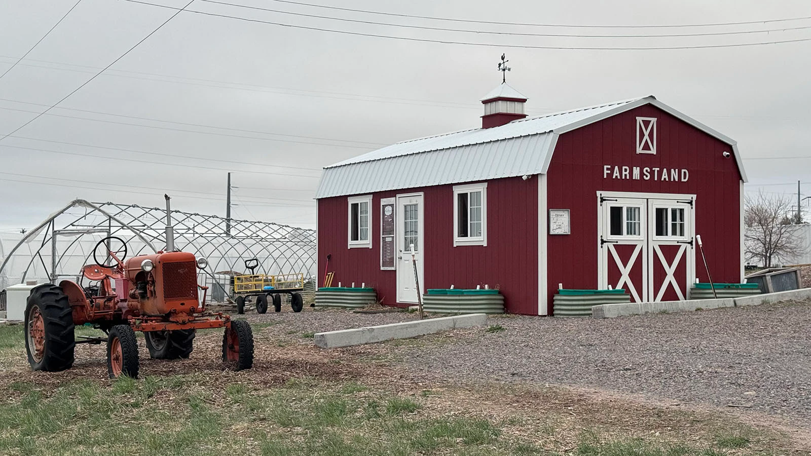 Wy fresh farm just outside the southern border of the city of Cheyenne.