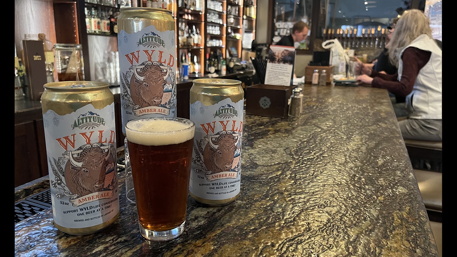 Wyld Amber Ale created in Laramie at Altitude Chophouse & Brewery donates a portion of sales to support Cowboy State wildlife.