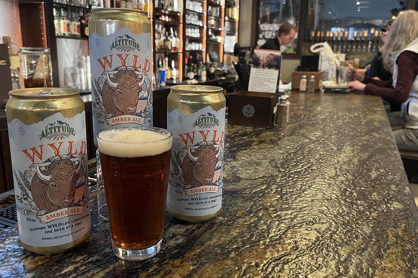 Wyld Amber Ale created in Laramie at Altitude Chophouse & Brewery donates a portion of sales to support Cowboy State wildlife.