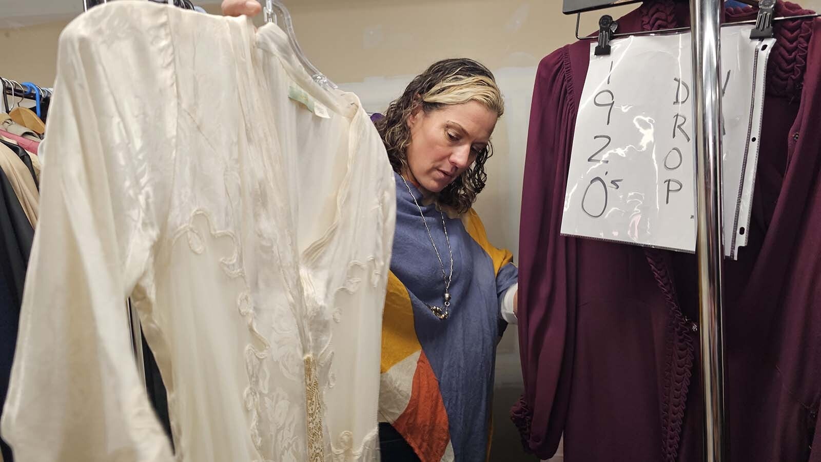 Costumes go back as far as the 1920s at the WYO Theater — more than 100 years of history hanging from hangars, ready for all kinds of performances.