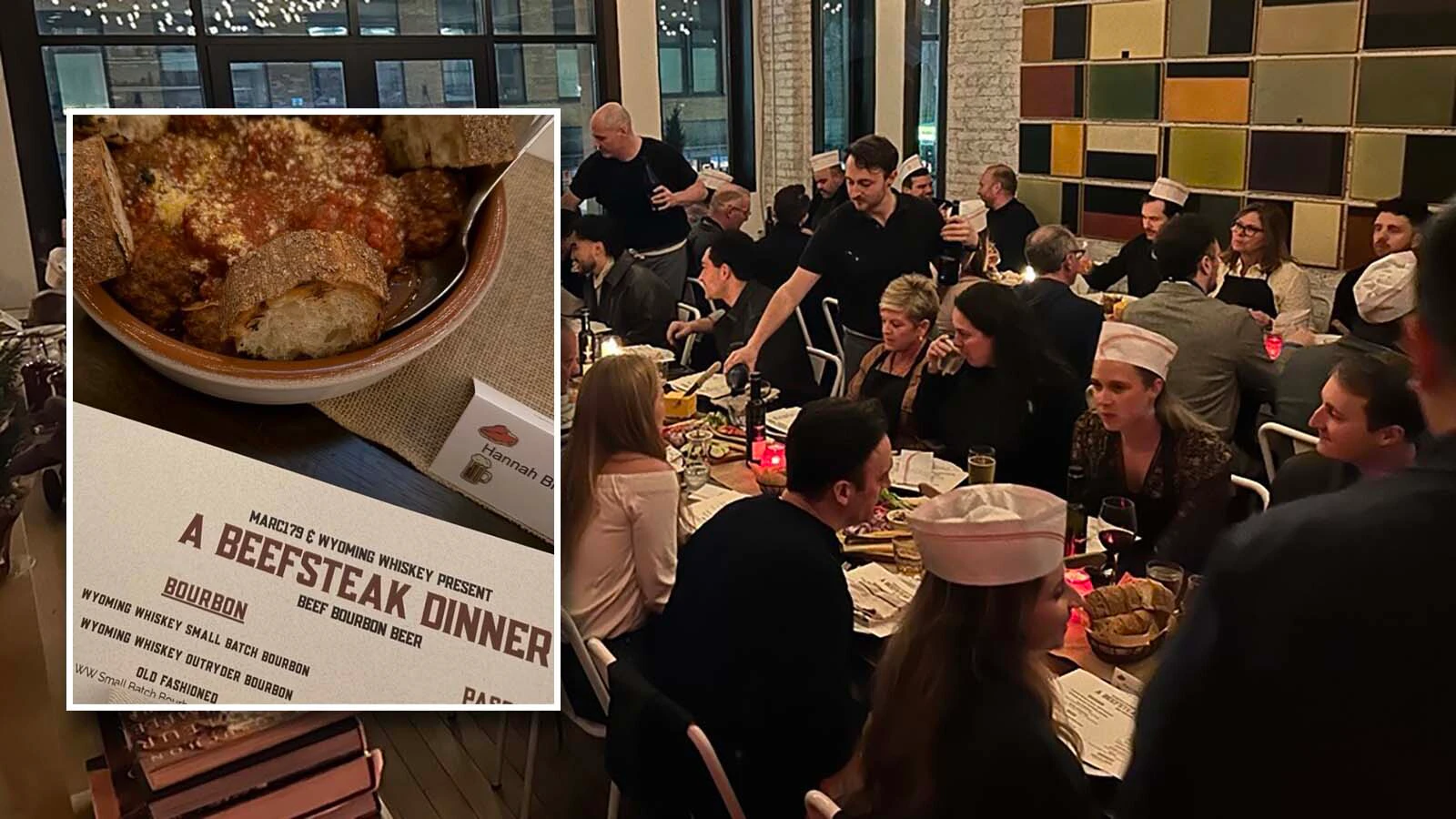 Jackson Beef and Wyoming Whiskey were part of celebrity chef Marc Murphy’s $295-a-plate “Wyoming Night” at a New York City restaurant. “Everybody wants to be a cowboy,” especially in New York, says Wyoming Whiskey’s co-founder.