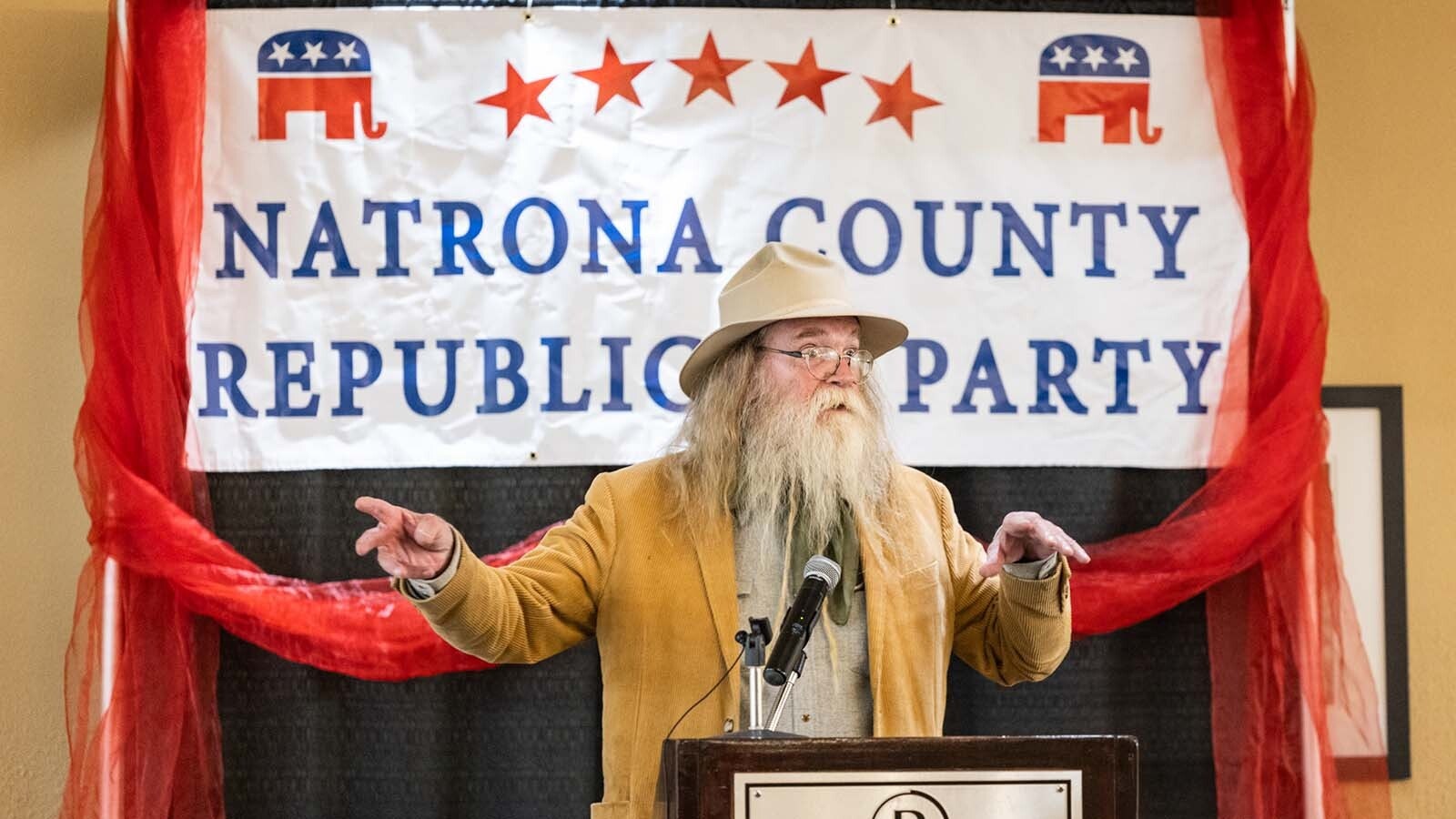 Rod Miller, a Wyoming political watchdog and Cowboy State Daily columnist, was ready to debate anyone from the anonymous conservative ranking site WyoRINO.com on Thursday night, but nobody from the site answered the invitation to debate from the Natrona County Republican Party.