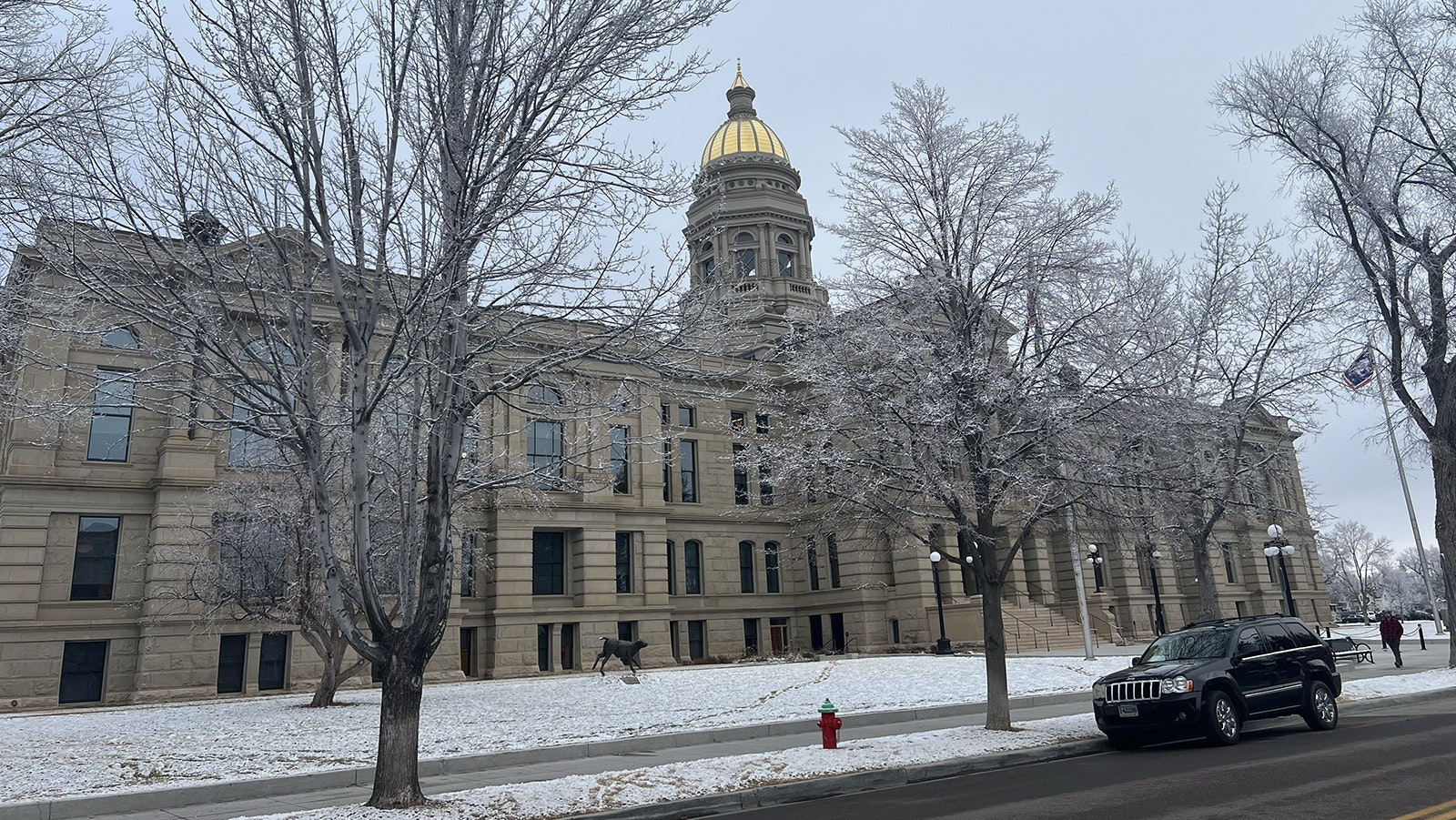 Wyoming State Capitol on December 13, 2023