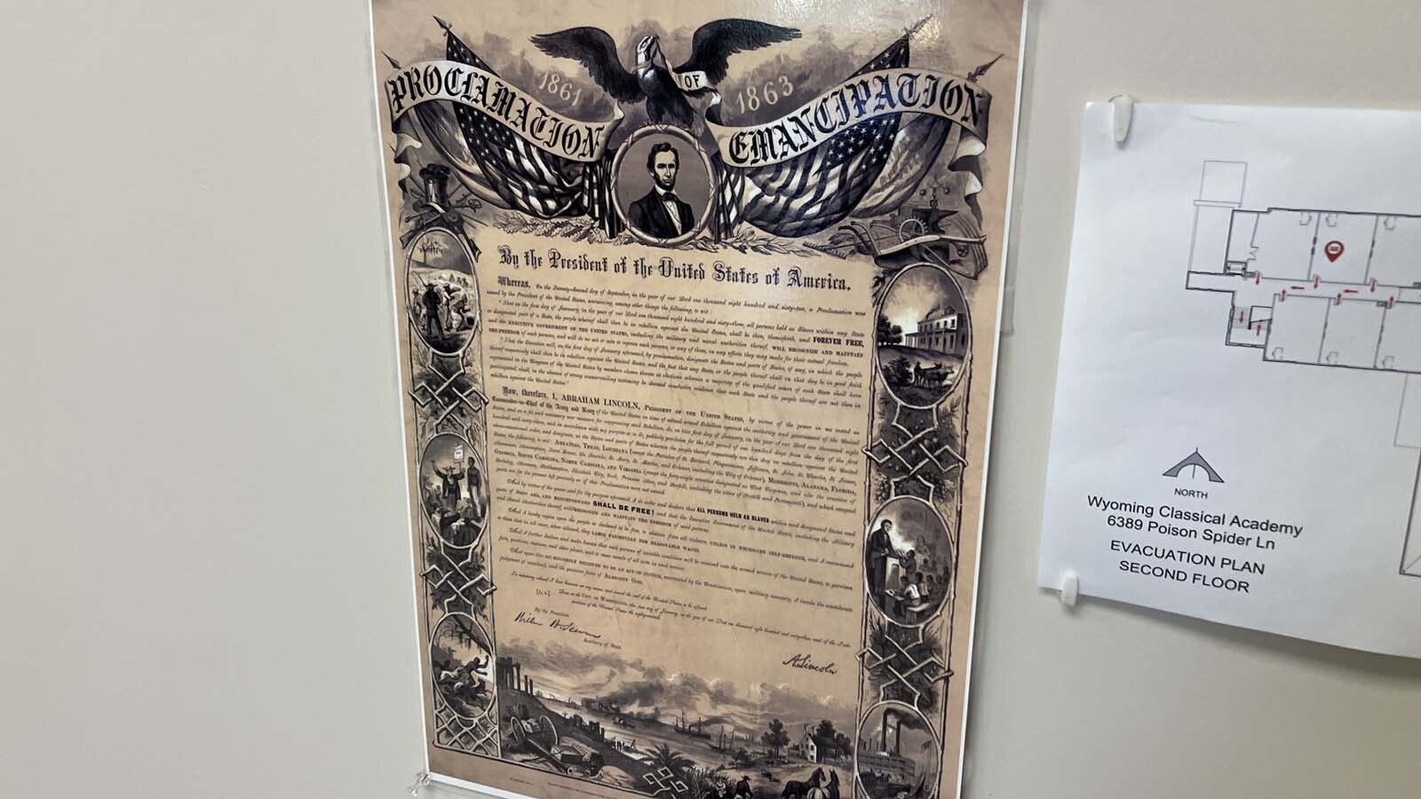 History and understanding the nation’s important documents are all part of the Hillsdale College curriculum that Wyoming Classical Academy students receive.
