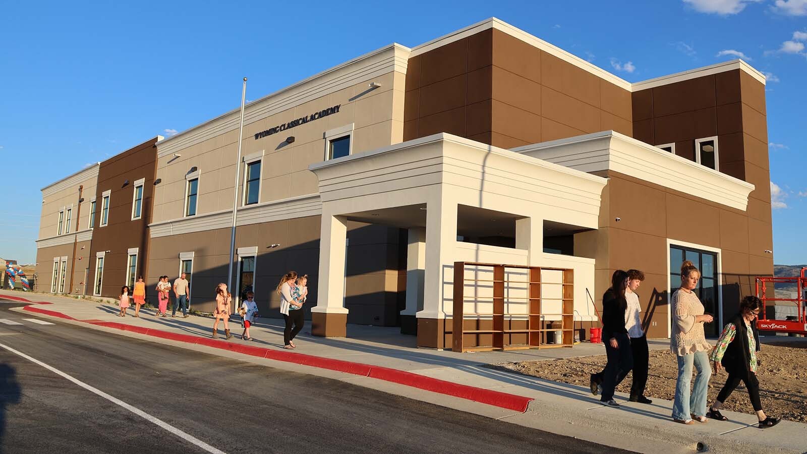 The Wyoming Classical Academy, which this year offers a classical education for kindergarten through eighth grade, has a new building in Mills.