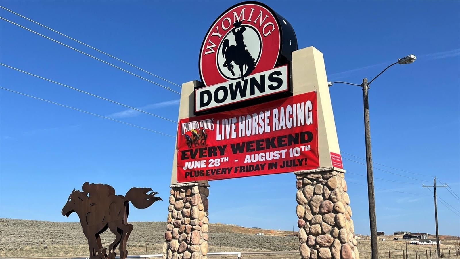 Wyoming Downs in Evanston, Wyoming.