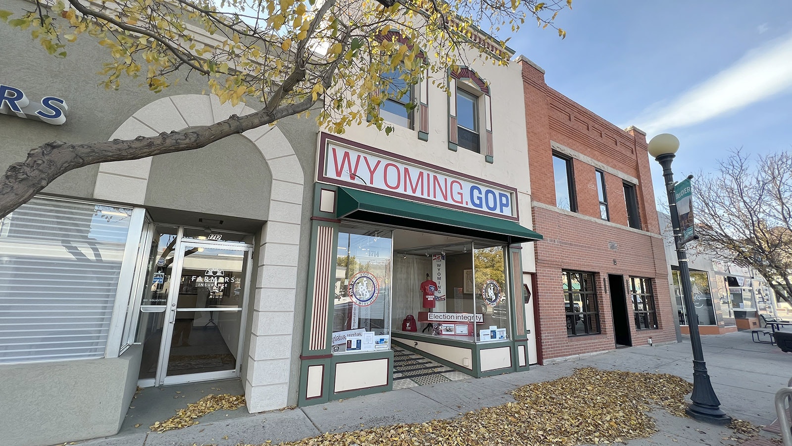 The headquarters of the Wyoming Republican Party in downtown Cheyenne.